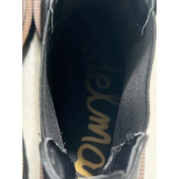 SAM EDELMAN LAGUNA WATERPROOF LEATHER BOOTS WOMENS SIZE 8 1/2 M Worn Once - Picture 9 of 11